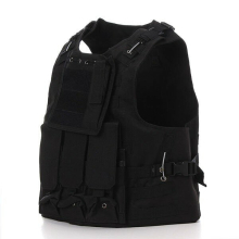(Black) Tactical Military Law Enforcement Assault Army Combat Style Vest