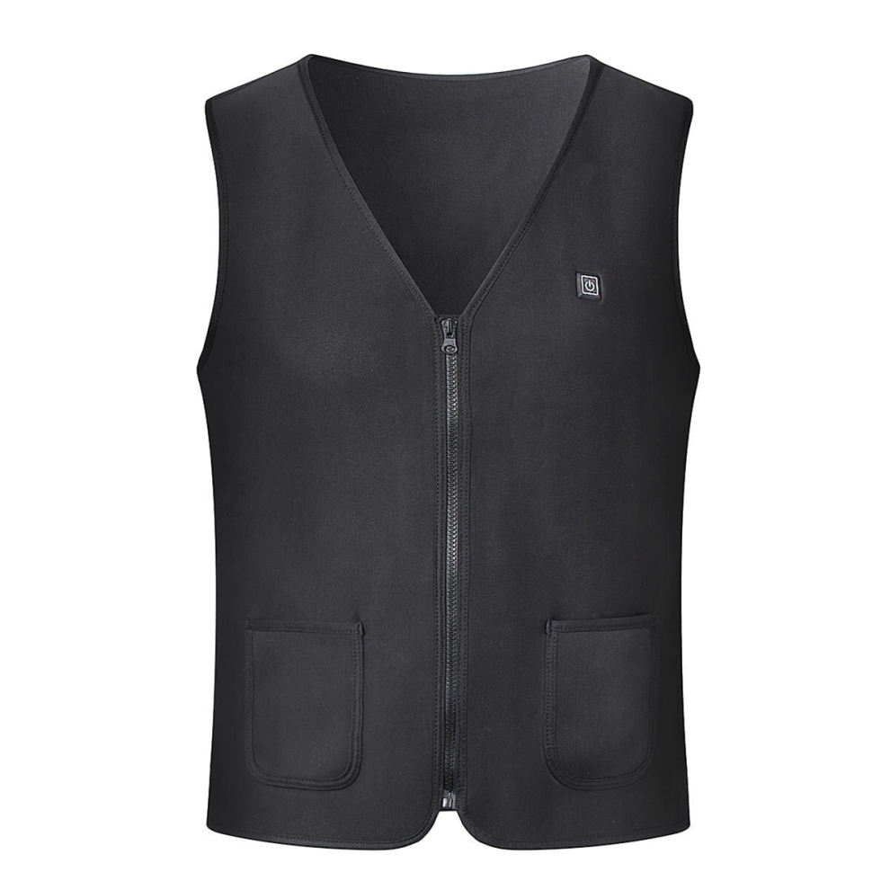 (M) Men Women Intelligent Waistcoat Waterproof Electric Heating USB Sleeveless Coats Winter Temperature Control