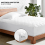 (Super King) Mattress Protector Extra Deep 30cm Bed Cover White 8