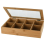 Tee-Aufbewahrungsbox mit 8 Fächern und Deckel 1