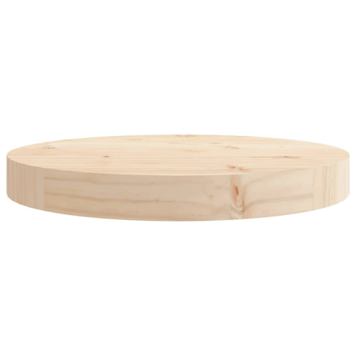VidaXL vidaXL Table Top Replacementn Desk Top Dining Table Top Round Solid Wood Pine 2