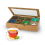 Tee-Aufbewahrungsbox mit 8 Fächern und Deckel 9