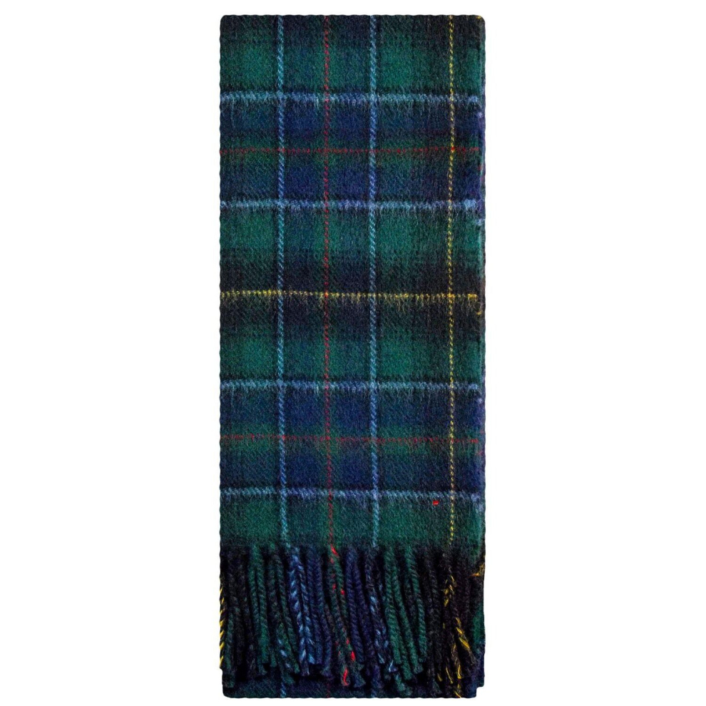 I Luv Ltd Macinnes Modern Tartan 100% Lambswool Clan Scarf Made In Scotland