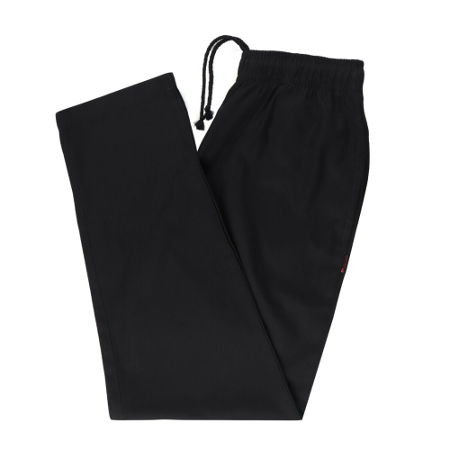 (M / 10, 31" - REGULAR) CHEF TROUSER BLACK restaurent Kitchen CHEF TROUSER 2