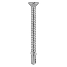 TIMCO Self-Drilling Wing-Tip Steel to Timber Light Section Exterior Silver Drill Screw - 4.2 x 38