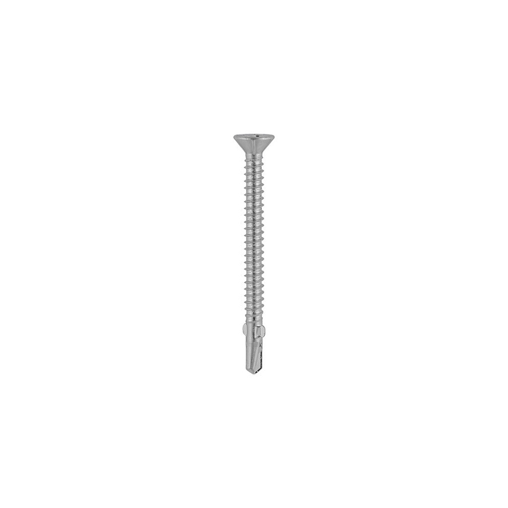 TIMCO Self-Drilling Wing-Tip Steel to Timber Light Section Exterior Silver Drill Screw - 4.2 x 38