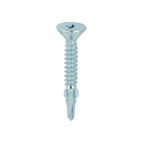TIMco TIMCO Self-Drilling Wing-Tip Steel to Timber Light Section Silver Drill Screw - 4.2 x 32