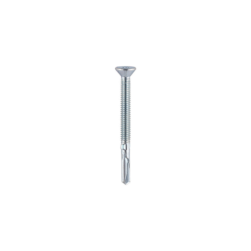 Timco Self-Drilling Wing-Tip Steel To Timber Heavy Section Silver Drill Screw - 5.5 X 100 5056110833866