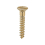 TIMco TIMCO Solid Brass Countersunk Woodscrews - 8 x 1 1