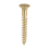 TIMco TIMCO Solid Brass Countersunk Woodscrews - 10 x 1 1/2 2