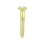 TIMco TIMCO Solid Brass Round Head Woodscrews - 6 x 1 1