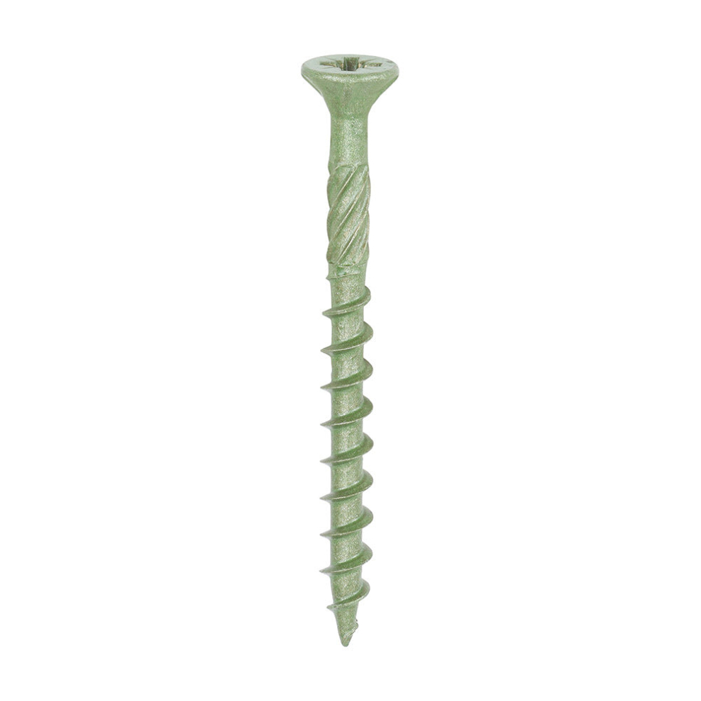 TIMCO Decking Screws Countersunk Exterior Green - 4.5 x 50