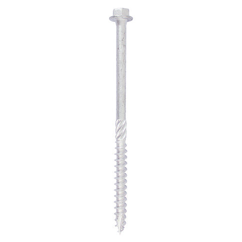 TIMco TIMCO Hex Flange Head Exterior Silver Timber Screws  - 6.0 x 100 1