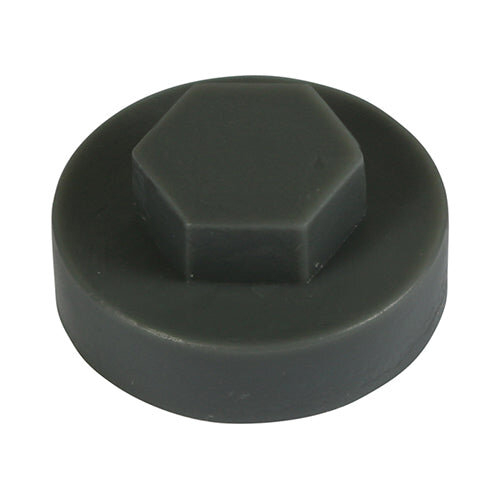 TIMco TIMCO Hex Head Cover Caps Slate Grey - 16mm