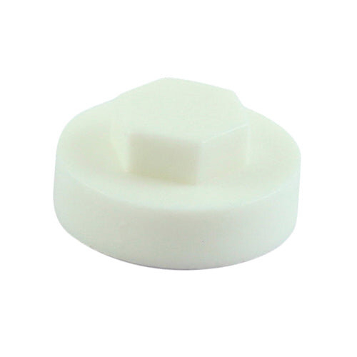 TIMco TIMCO Hex Head Cover Caps White - 19mm
