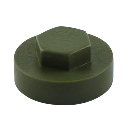 TIMco TIMCO Hex Head Cover Caps Olive Green - 19mm