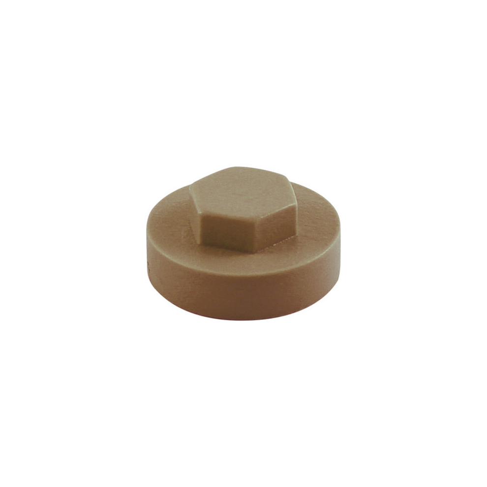 Timco Hex Head Cover Caps Merlin - 19Mm Grey