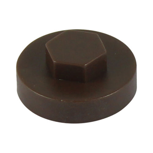 TIMco TIMCO Hex Head Cover Caps Van Dyke Brown - 19mm