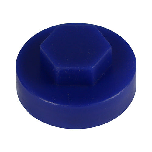 TIMco TIMCO Hex Head Cover Caps Ultra Marine - 19mm