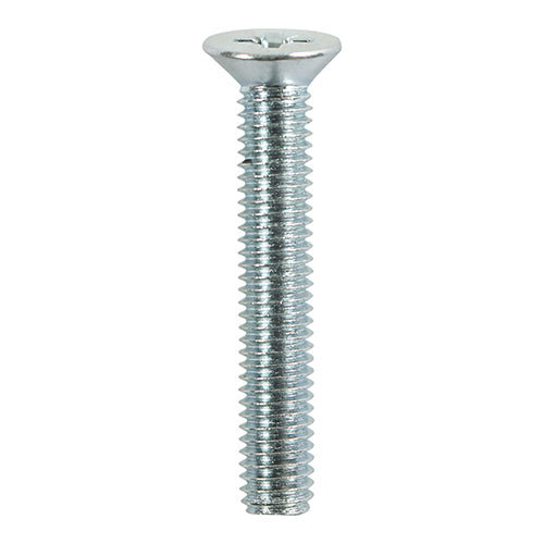 TIMco TIMCO Machine Countersunk Silver Screws - M6 x 20