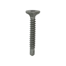 TIMCO Self-Drilling Cement Board Countersunk Exterior Silver Screws - 4.2 x 32
