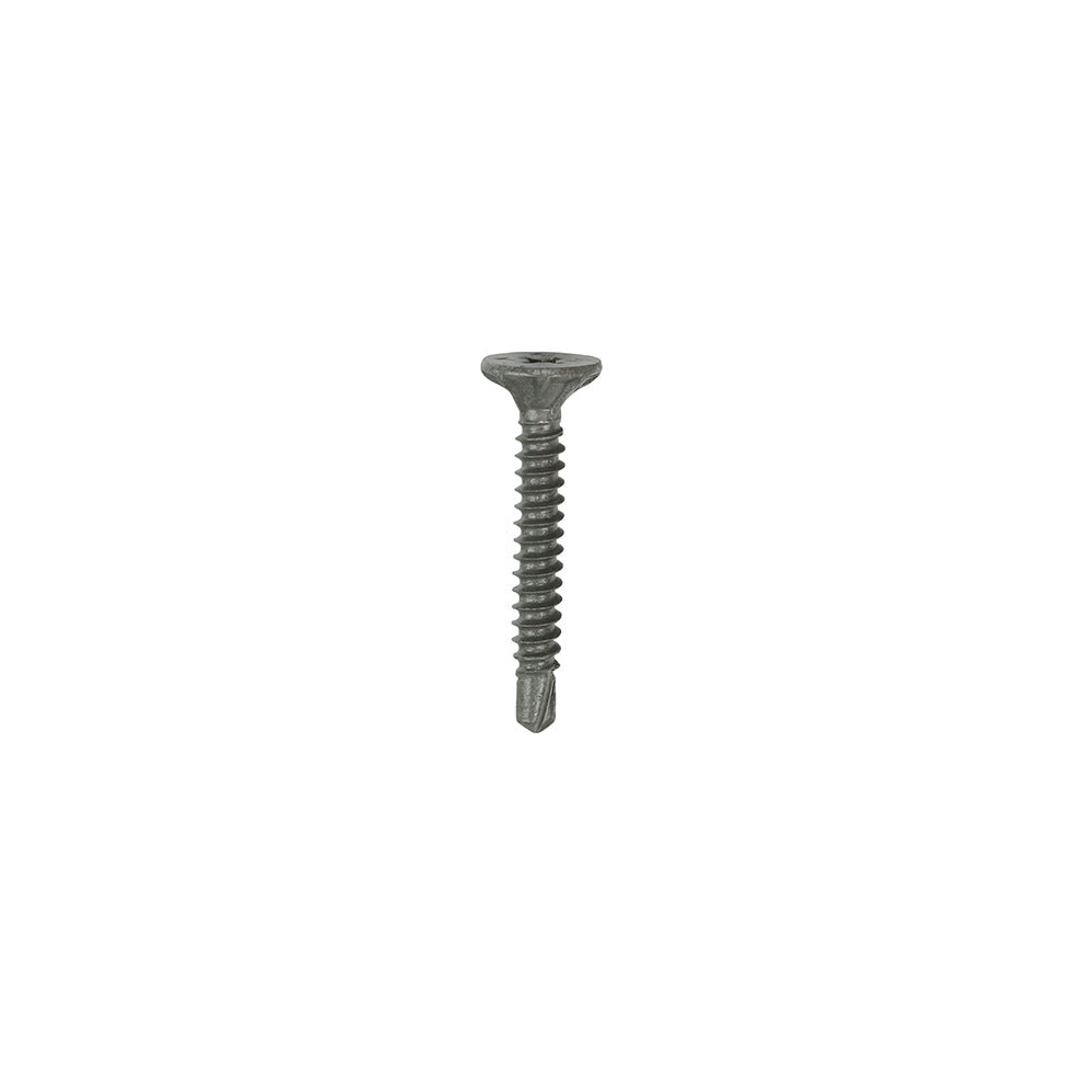 Timco Self-Drilling Cement Board Countersunk Exterior Screws - 4.2 X 32 Silver