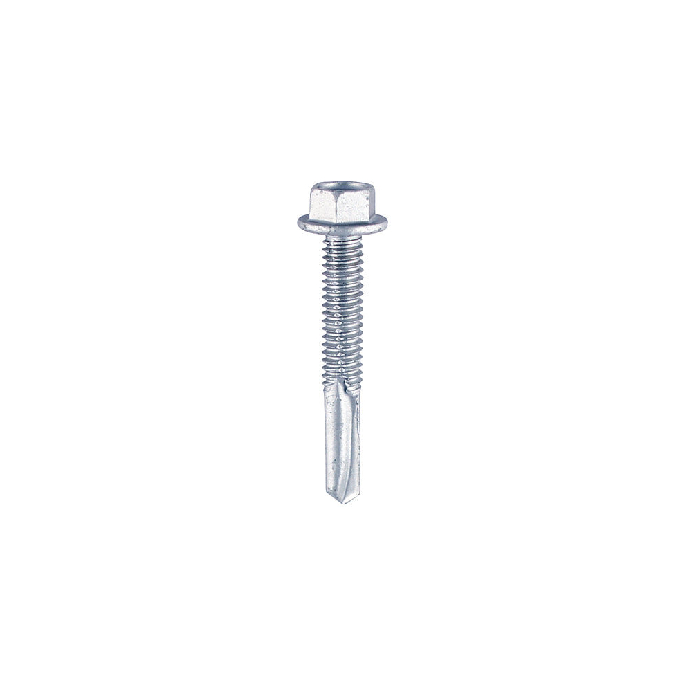 Timco Self-Drilling Heavy Section Drill Screw - 5.5 X 65 Silver