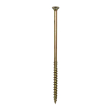TIMCO C2 Clamp-Fix Multi-Purpose Premium Countersunk Gold Woodscrews - 8.0 x 200