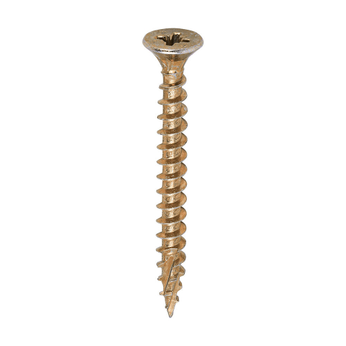 TIMco TIMCO C2 Strong-Fix Multi-Purpose Premium Countersunk Gold Woodscrews - 5.0 x 50 2