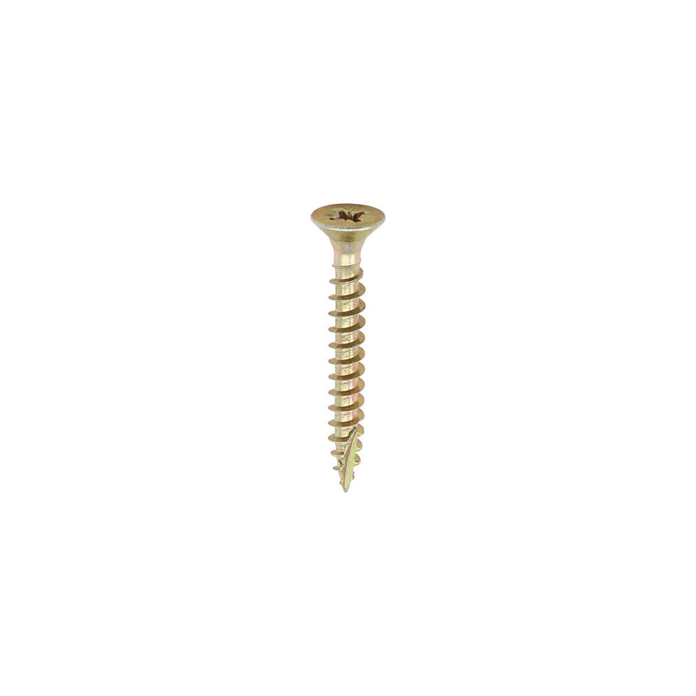 Timco Classic Multi-Purpose Countersunk Woodscrews - 6.0 X 45 Gold