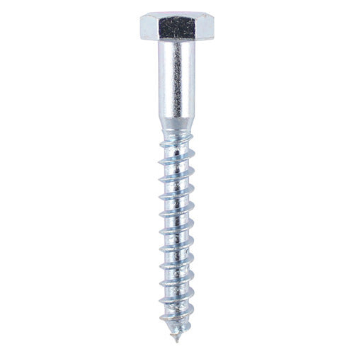 TIMco TIMCO Coach Screws Hex Head Silver  - 8.0 x 100