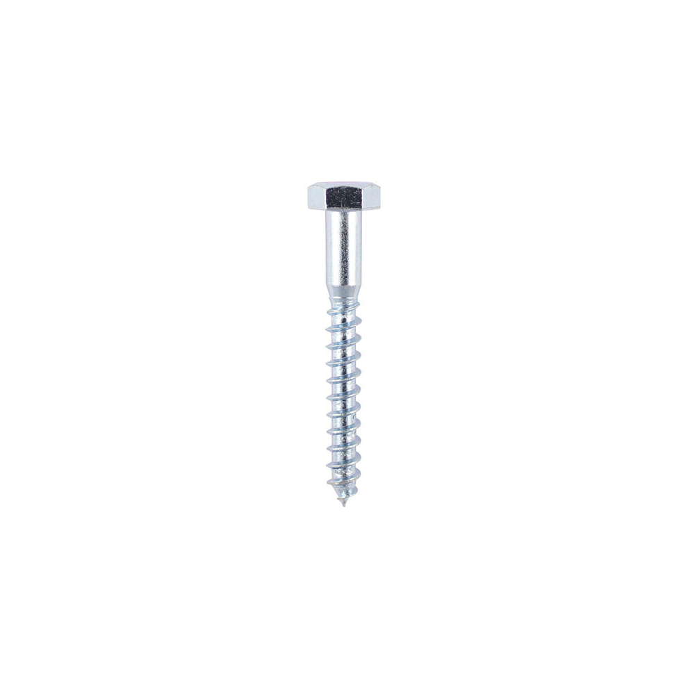 TIMCO Coach Screws Hex Head Silver  - 8.0 x 100