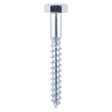 TIMCO Coach Screws Hex Head Silver - 10.0 x 50