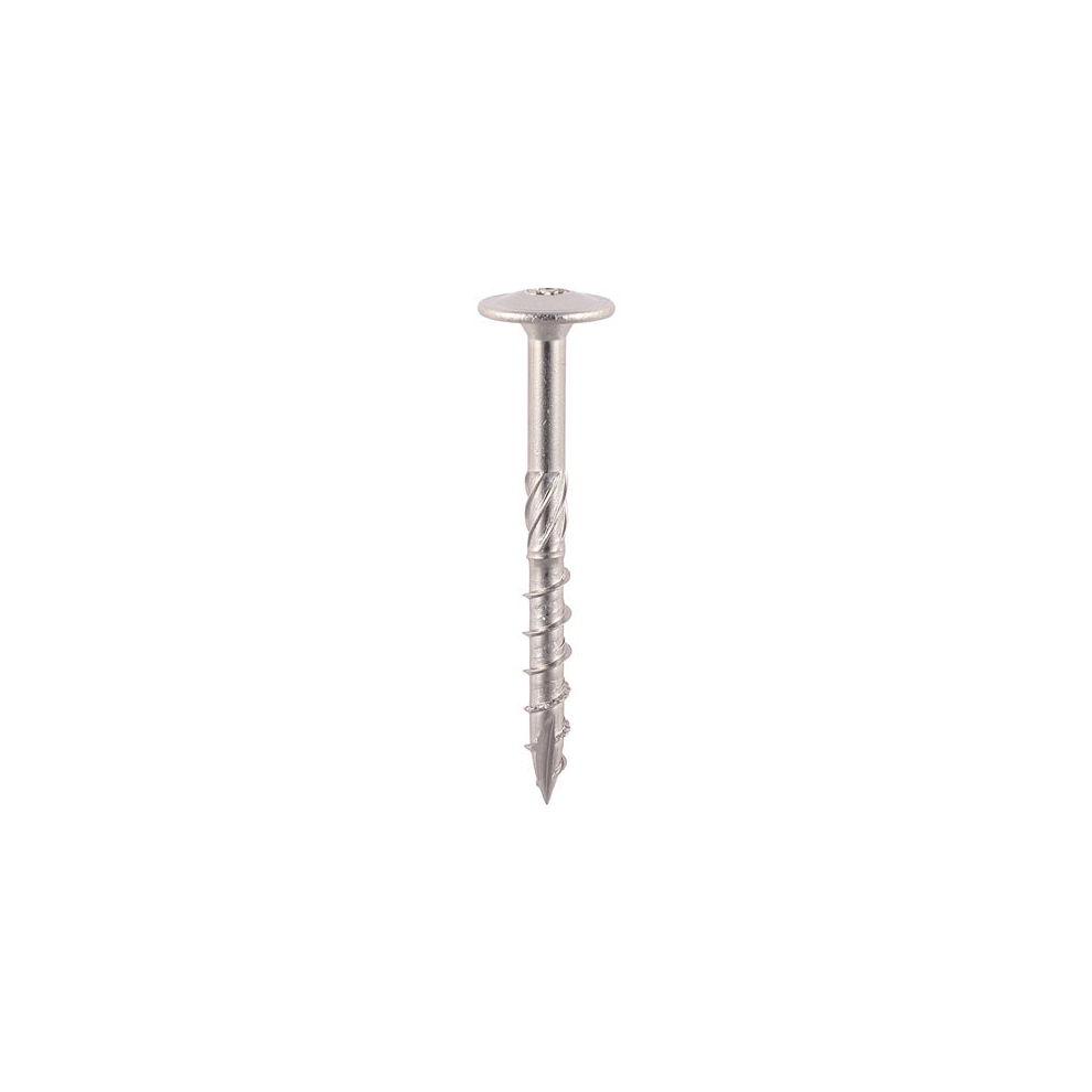 Timco Wafer Head A2 Stainless Steel Timber Screws - 8.0 X 80