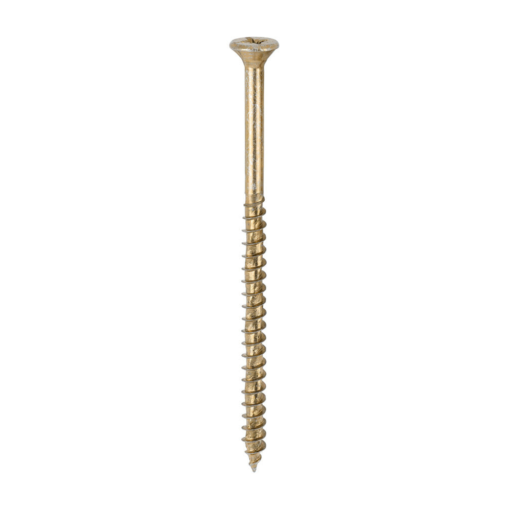 Timco Velocity Premium Multi-Use Countersunk Woodscrews - 5.0 X 90 Gold