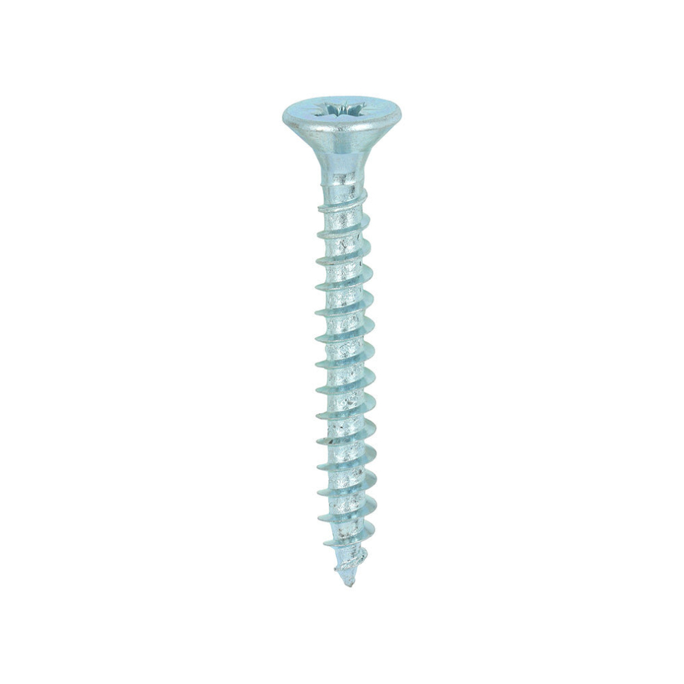 Timco Solo Countersunk Woodscrews - 6.0 X 50 Silver
