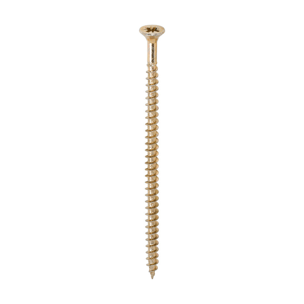 Timco Solo Countersunk Woodscrews - 4.0 X 80 Gold