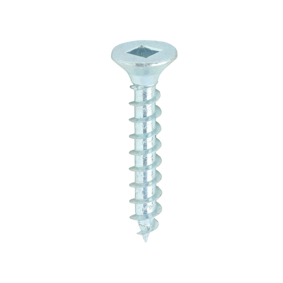 Timco Solo Countersunk Woodscrews - 4.0 X 25 Silver