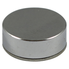 TIMCO Threaded Screw Caps Solid Brass Polished Chrome - 16mm