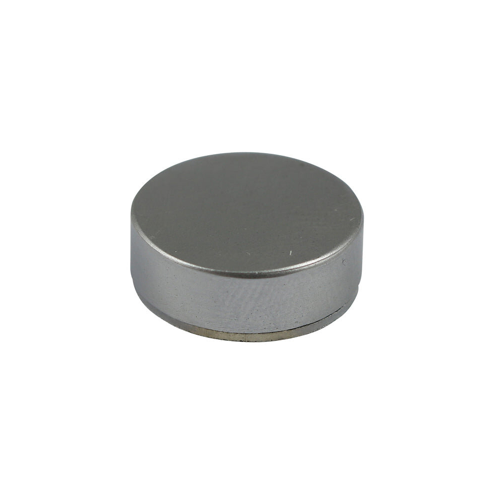 TIMCO Threaded Screw Caps Solid Brass Satin Chrome - 16mm