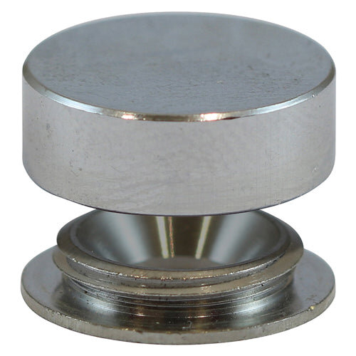 TIMco TIMCO Threaded Screw Caps Solid Brass Satin Chrome - 14mm 2