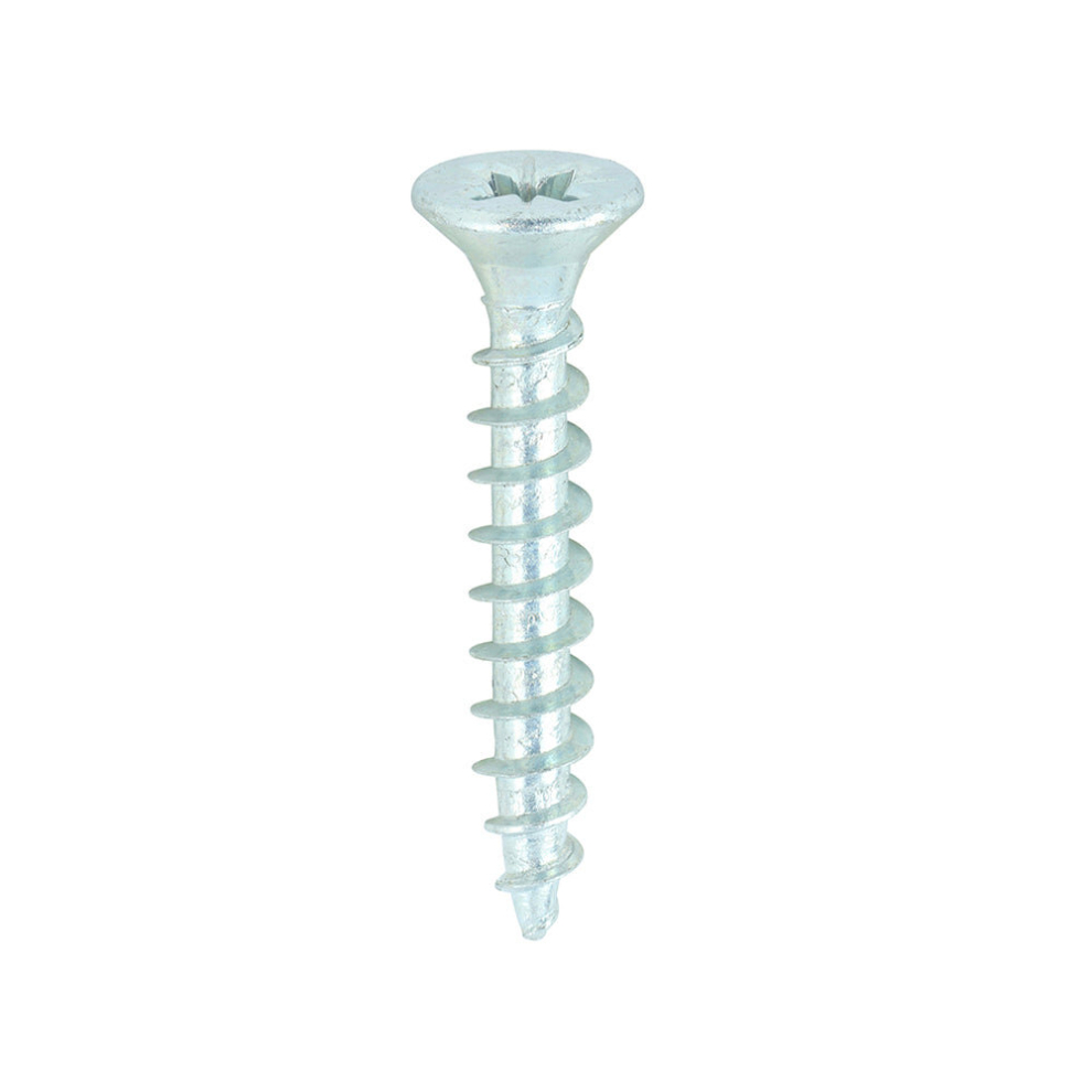Timco Solo Countersunk Woodscrews - 4.5 X 30 Silver