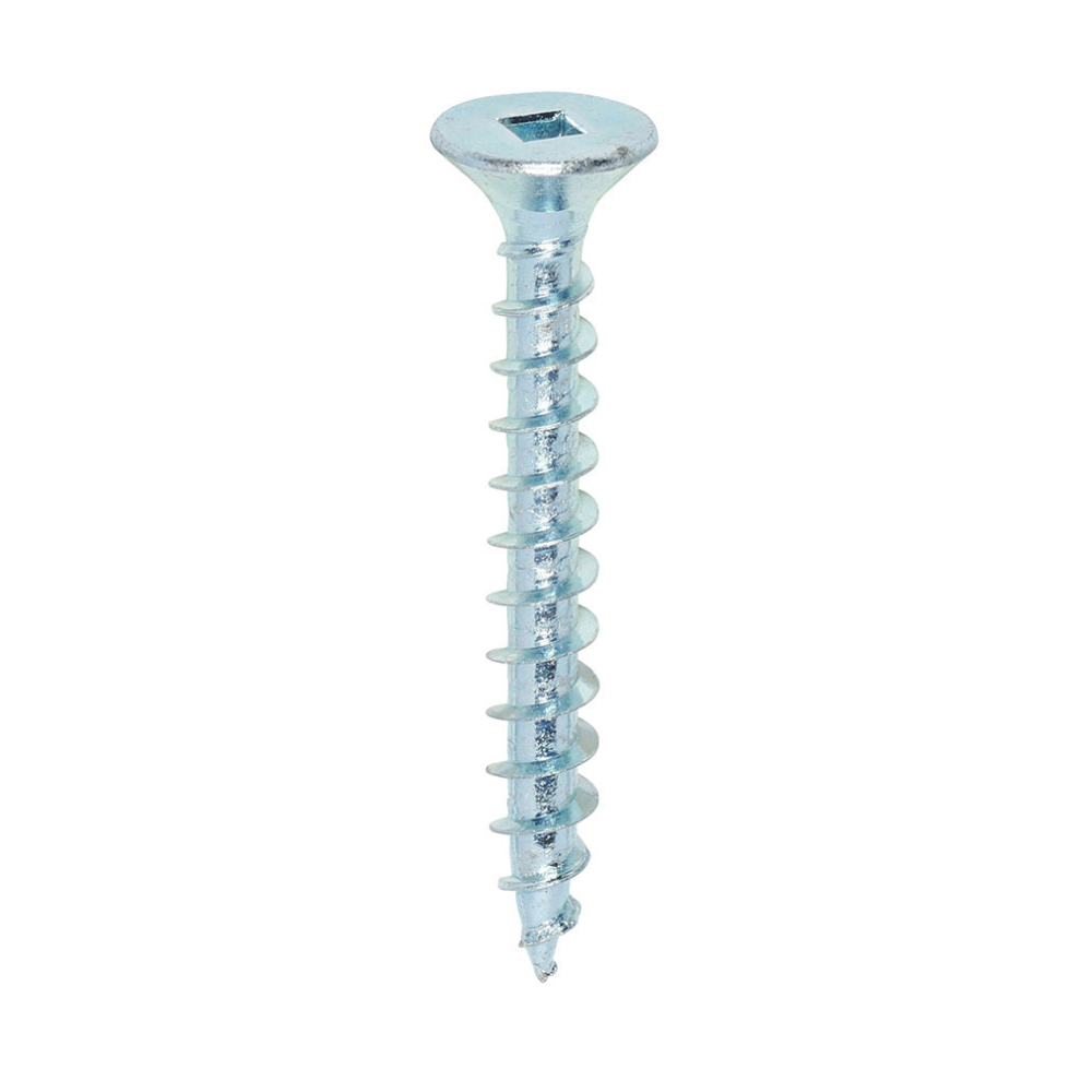 Timco Solo Countersunk Woodscrews - 5.0 X 40 Silver