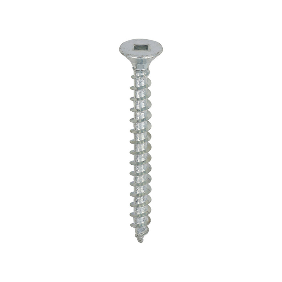 Timco Solo Countersunk Woodscrews - 5.0 X 50 Silver