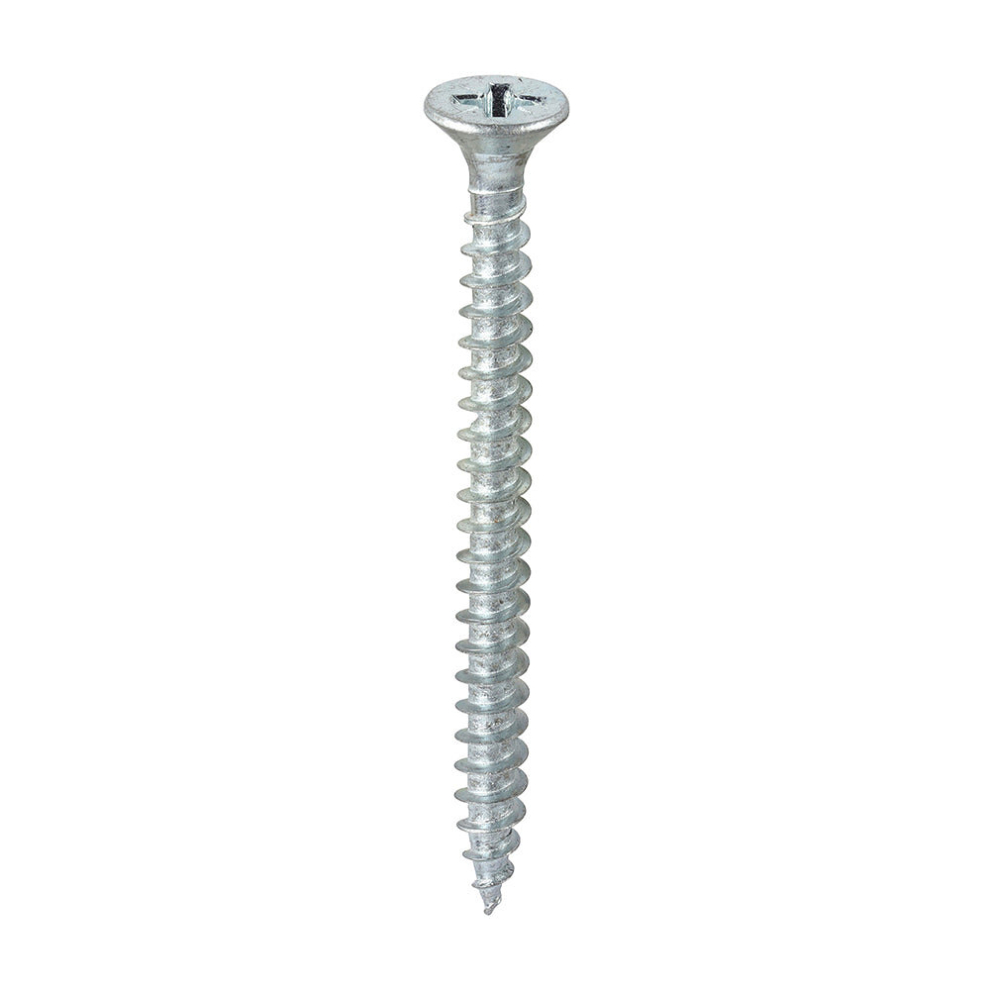 Timco Solo Countersunk Silver Woodscrews - 6.0 X 70 5056110843810