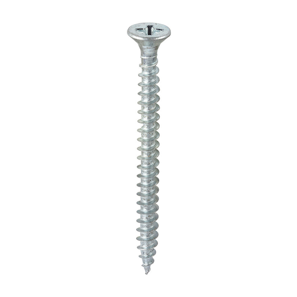 TIMCO Solo Countersunk Silver Woodscrews - 6.0 x 70