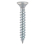 TIMco TIMCO Twin-Threaded Countersunk Silver Woodscrews - 8 x 2 2
