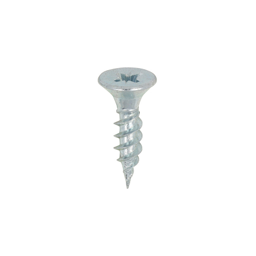 TIMco TIMCO Twin-Threaded Countersunk Silver Woodscrews - 10 x 3/4