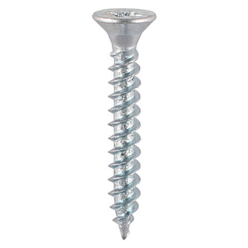 TIMco TIMCO Twin-Threaded Countersunk Silver Woodscrews - 6 x 3/4