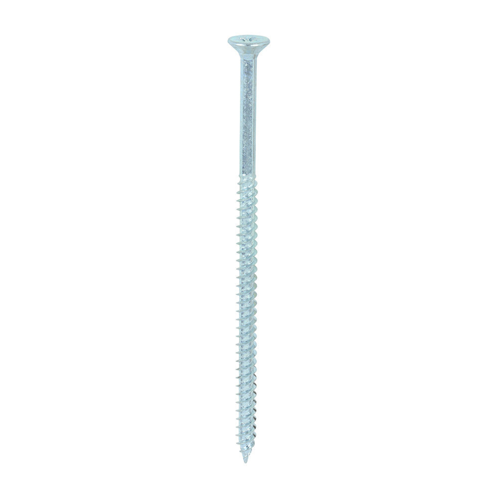 Timco Twin-Threaded Countersunk Woodscrews - 10 X 4 Silver